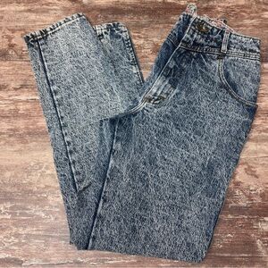 Lee | VGUC Vintage! Acid Wash High Rise Back Buckle Jeans, Approx. 26W, 28L
